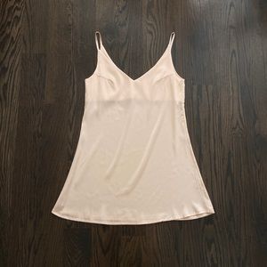 Satin slip dress